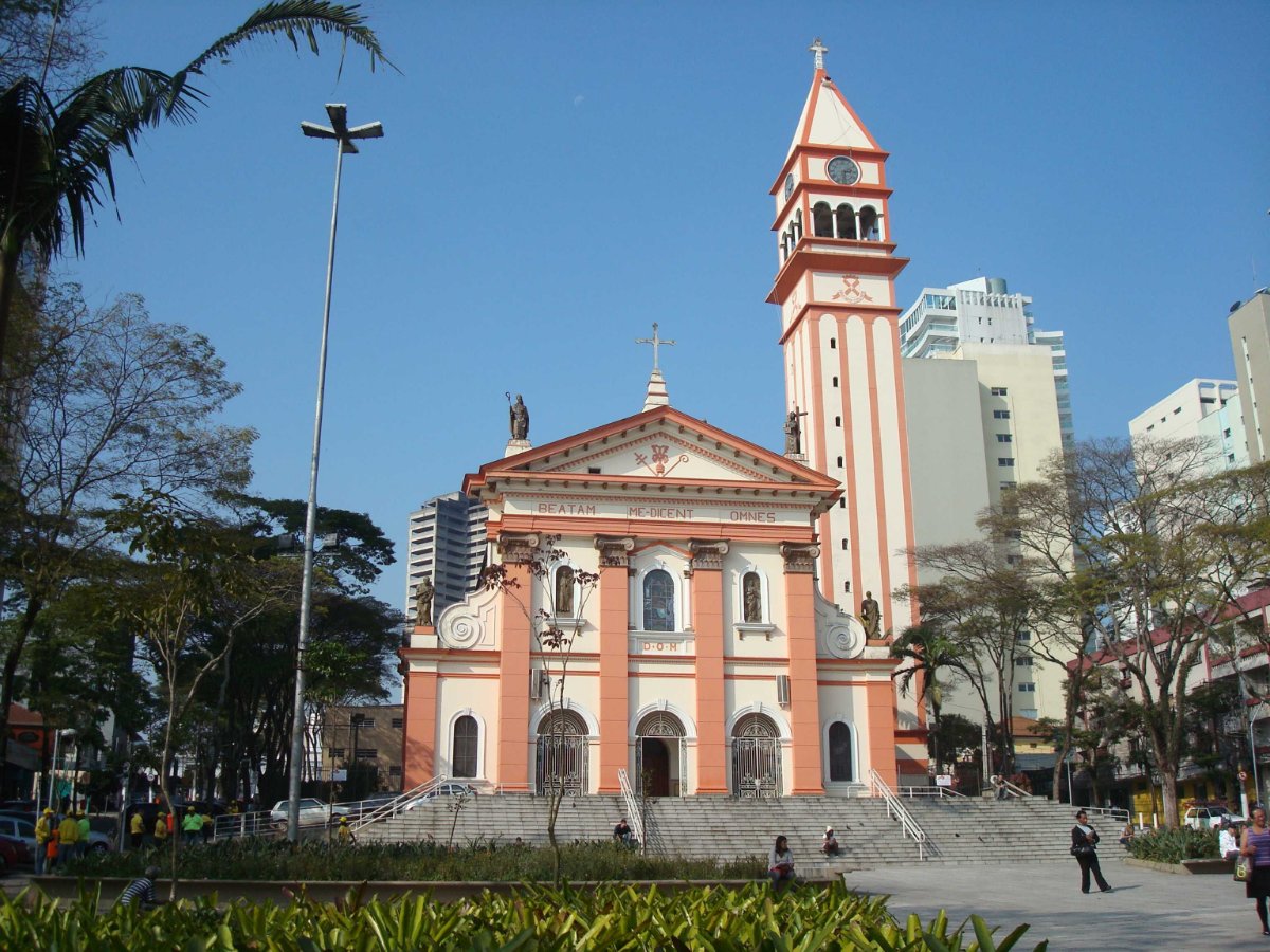 Igreja Matriz de São Bernardo do Campo, no Largo da Matriz